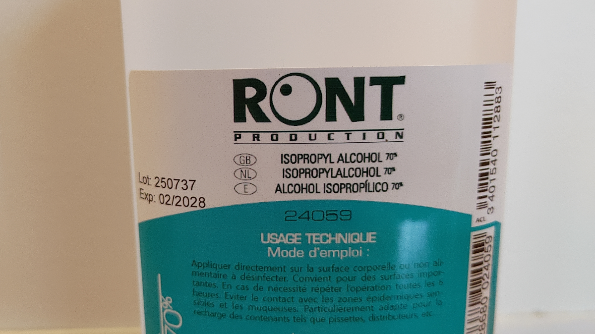L'alcool isopropylique