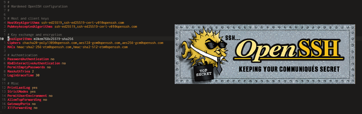 Ma configuration SSH